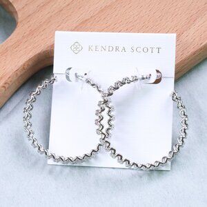 Kendra Scott - Fallyn Silver Hoop Earrings